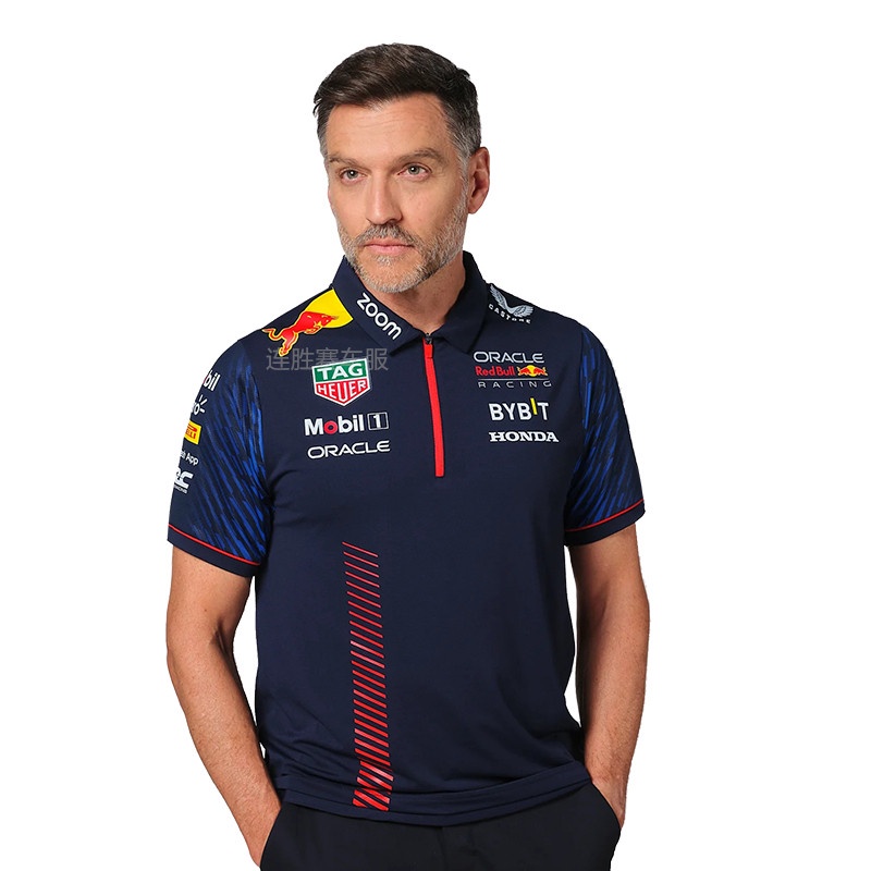 Áo Thun POLO Tay Ngắn Mau Khô Mới Dành Cho Nam Và Trẻ Em F1 Năm 2023