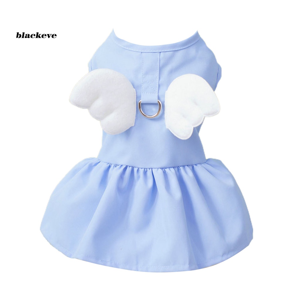 Đầm Công Chúa Họa Tiết Cánh Thiên Thần Chất Liệu Mềm Mại Thời Trang Mùa Hè Cho Cún Cưng