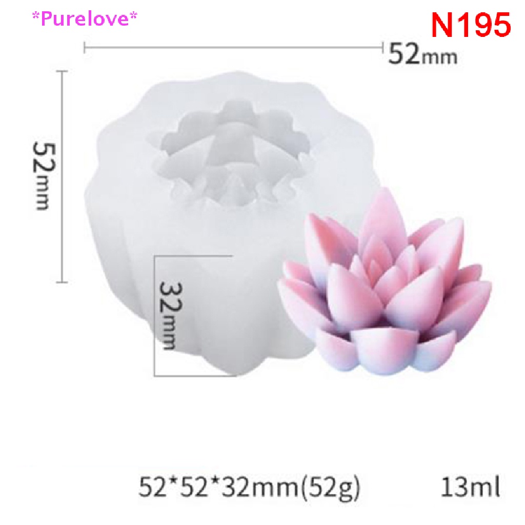 Khuôn Silicone Tạo Hình Làm Xà Phòng 3D DIY Mới