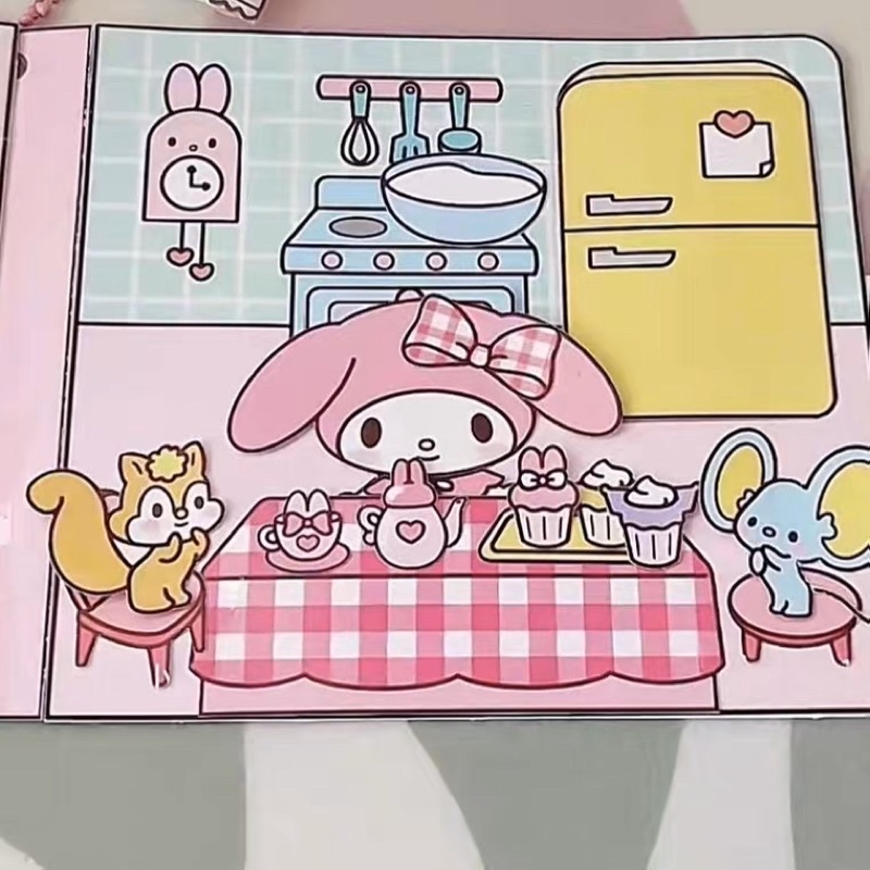 Squishy giấy ngôi nhà của Melody Doll House