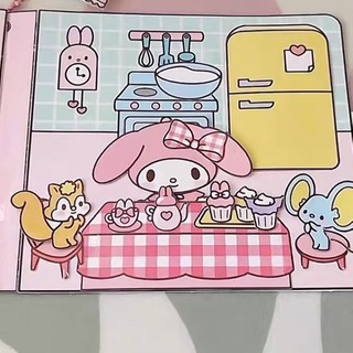 Squishy giấy ngôi nhà của Melody Doll House
