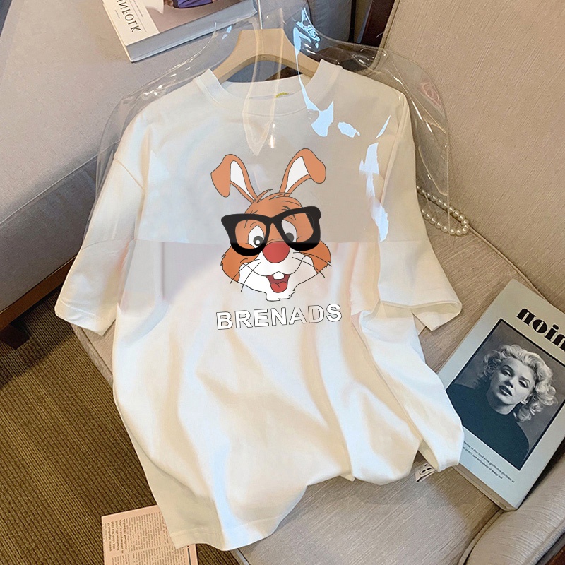 NRVP Áo thun 100% cotton tay ngắn dáng suông in họa tiết trẻ trung thời trang unisex size 5XL