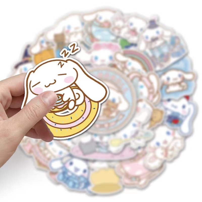 Cinnamoroll Stickers Sanrio Miếng Dễ thương Dán Nhãn dán không thấm nước
