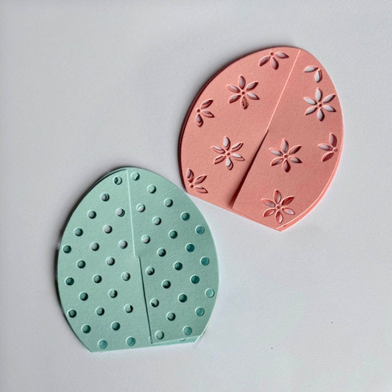 Khuôn Cắt Giấy Kim Loại Hình Trứng Phục Sinh Xinh Xắn