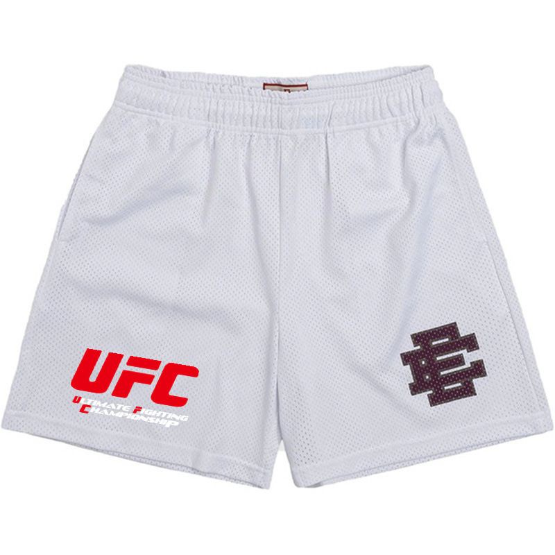 Eric Emanuel Quần Short Bóng Rổ Mỹ Siêu Nhẹ Phối Lưới Thoáng Khí Nhanh Khô Phong Cách Đường Phố 4 Tấc Dài Đến Đầu Gối Cho Nam Và Nữ