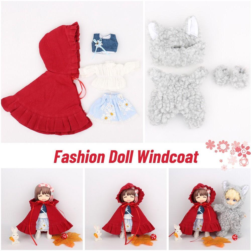 Áo Khoác Gió Thời Trang Cho Búp Bê 1 / 12 Có 4 Kiểu Khác Nhau