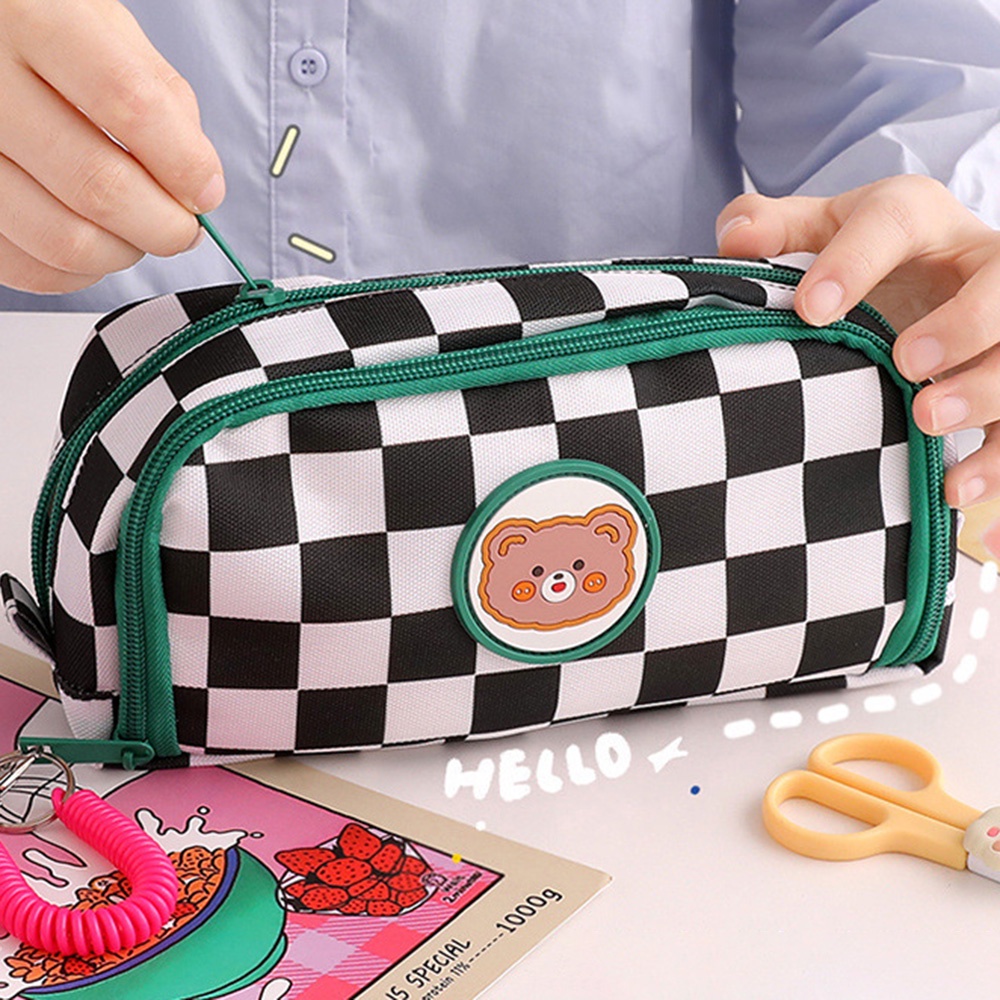 Túi Đựng Bút Hình Bàn Cờ Vua Kích Thước Lớn Dễ Thương Dùng Làm Quà Tặng Cho Học Sinh