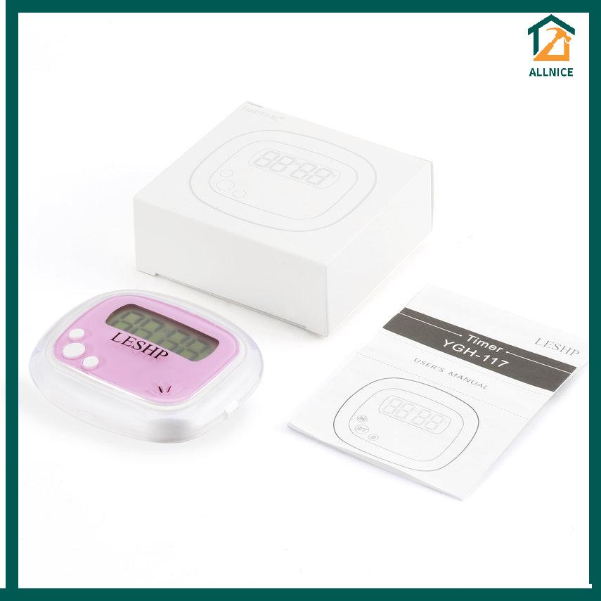 【NICE】 LESHP LCD 4 Digits Display Digital Magnetic Back Kitchen Timer Countdown Timer