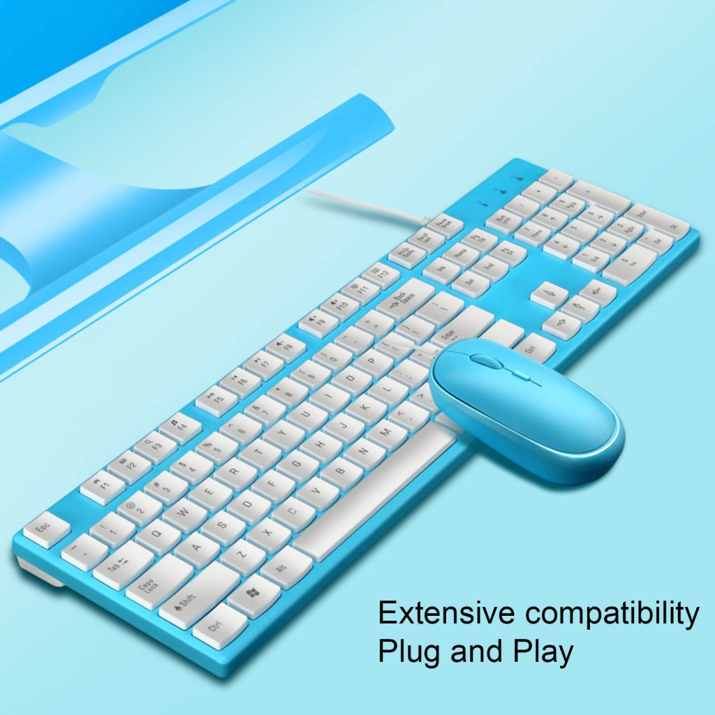 Set 2 Chuột Máy Tính 104 Phím 4 Nút Bấm Có Độ Chính Xác Cao