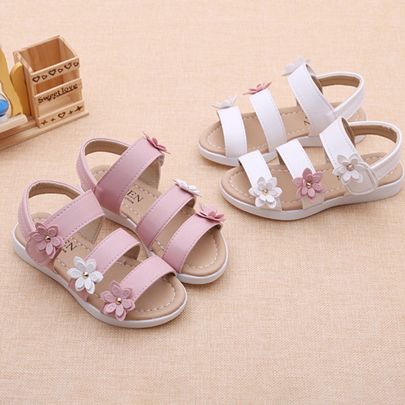 Xăng đan Chống Trượt Trọng Lượng Nhẹ Thoáng Khí Dành Cho Bé Gái Tập Đi Aku