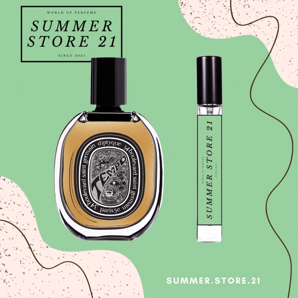 Nước hoa dùng thử Diptyque Tempo - 5𝘮𝘭/10𝘮𝘭