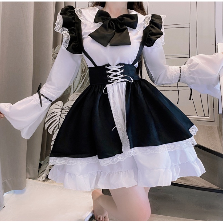 Fullset cosplay hóa trang maid ngắn hầu gái anime dễ thương xinh xắn sexy cho nữ Lala 443