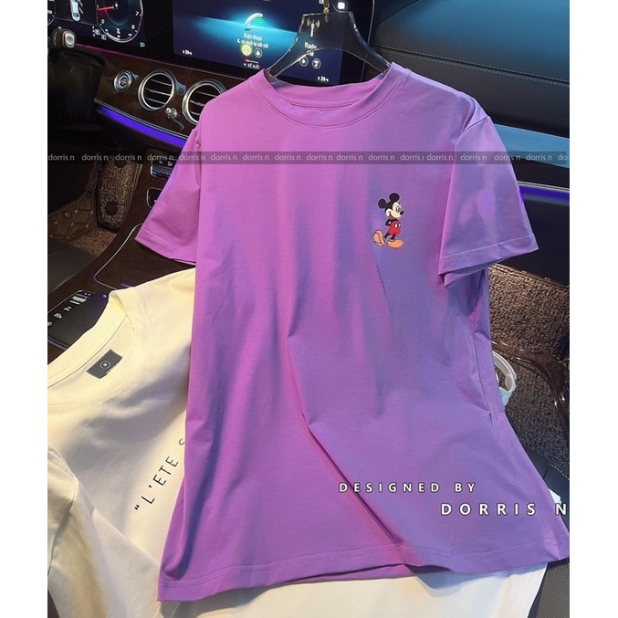 Áo Thun Nữ in Hình Micky Chất Vải Cotton Mềm Mịn Thoáng Mát From Rộng Trẻ Trung Năng Động Thấm Hút Mồ Hôi