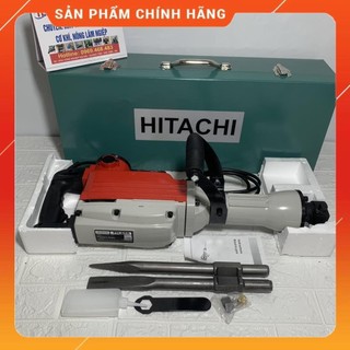 Máy đục phá bê tông HITACHI 30 mm tặng 2 mũi đục và chổi than siêu khỏe bảo hành 12 tháng