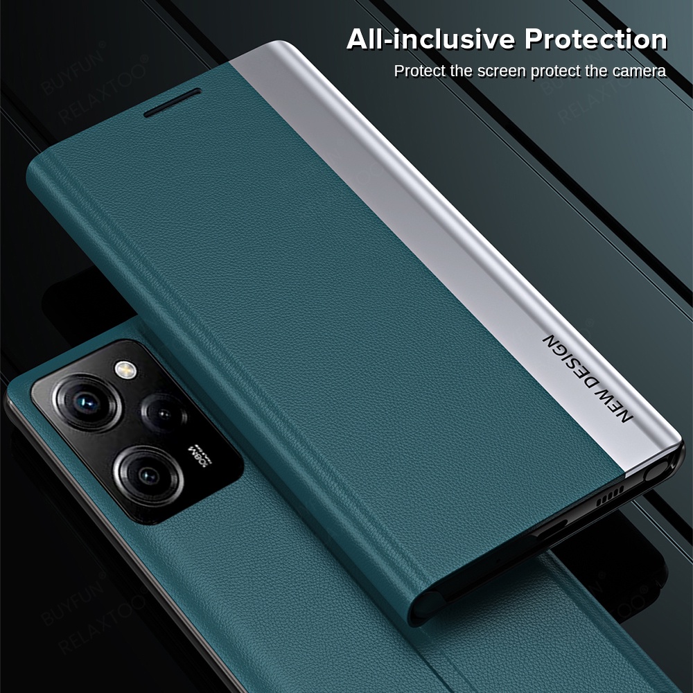 Ốp Lưng Điện Thoại Dạng Ví Da Lật Dành Cho Xiaomi Redmi Note12 4G Redmi Note 12 Pro + Pro Plus 5G