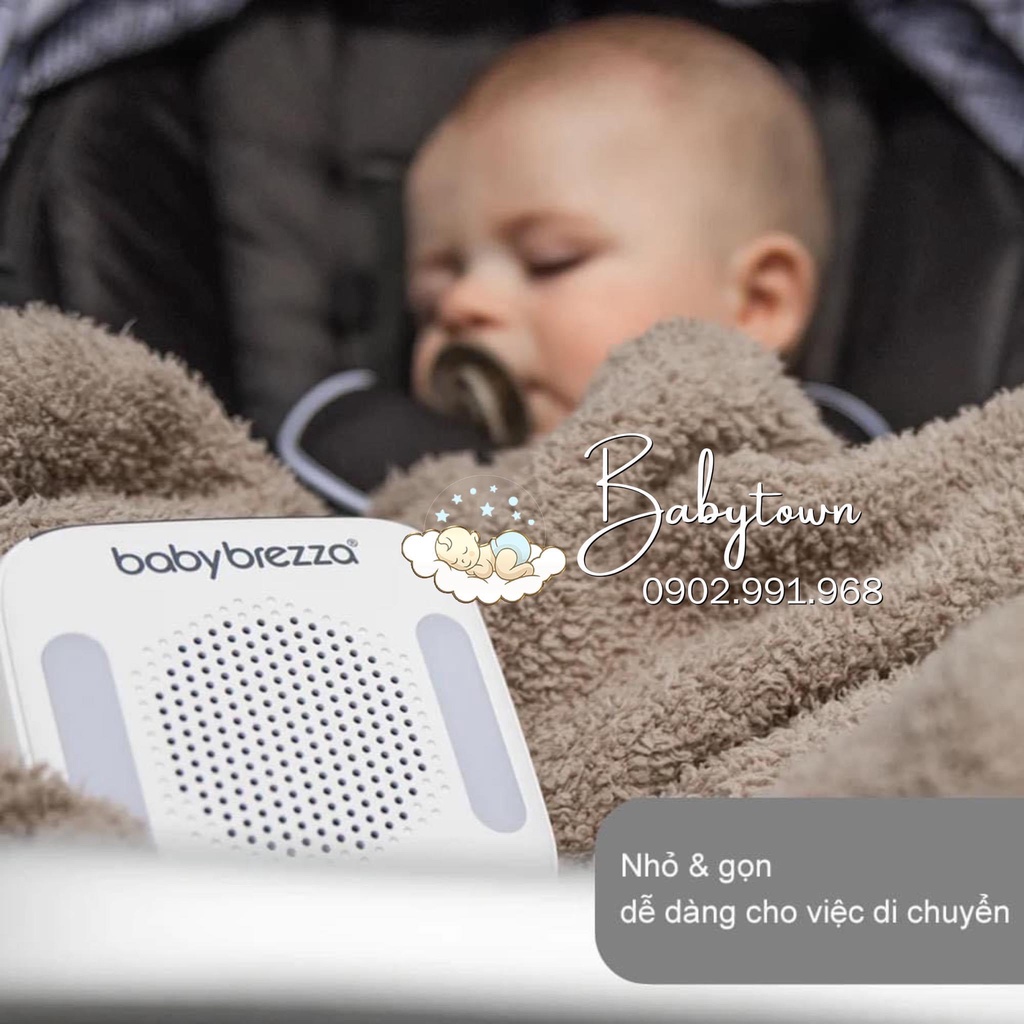 MÁY TẠO TIẾNG ỒN TRẮNG BABYBREZZA GIÚP BÉ NGỦ SÂU GIẤC