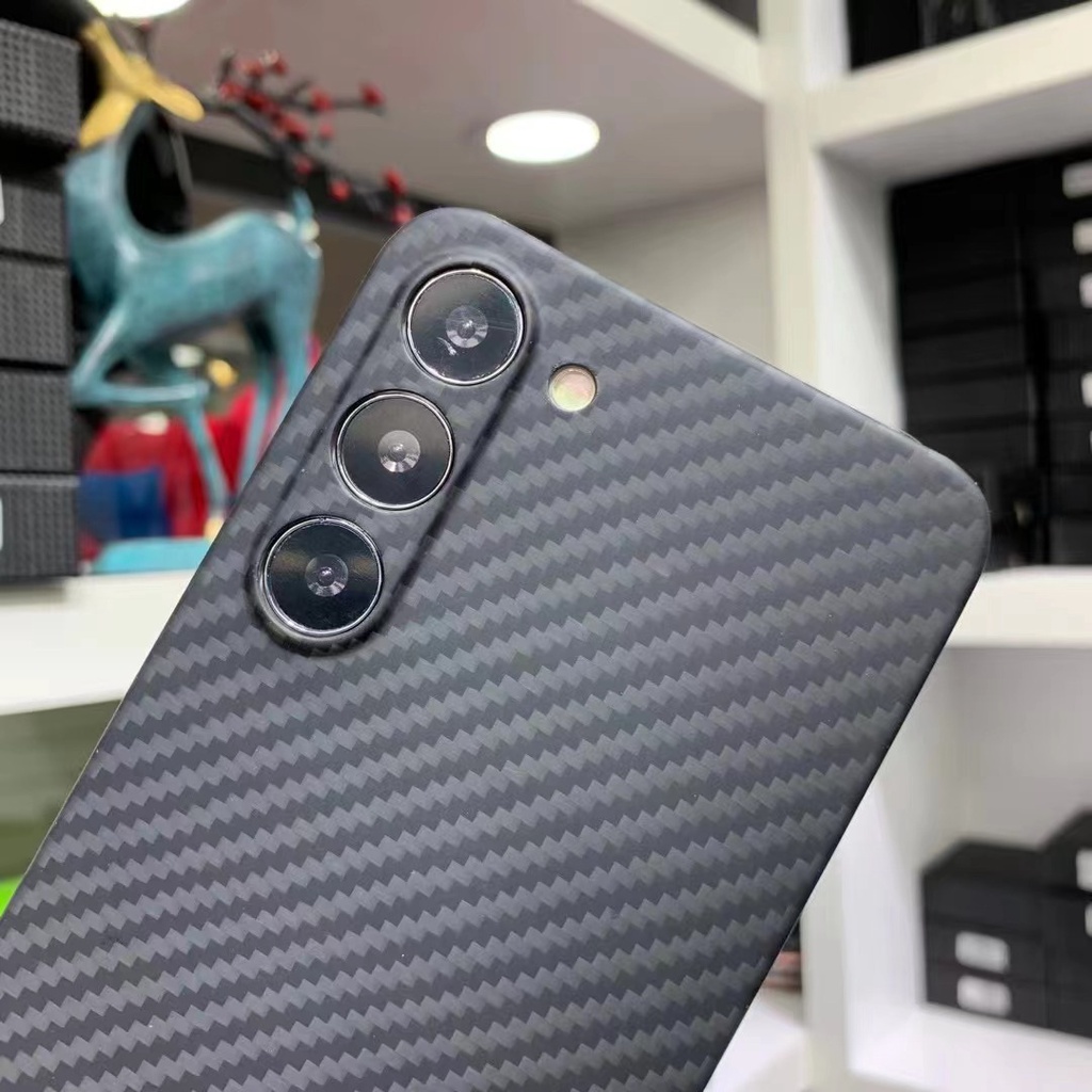 Ốp Điện Thoại Sợi Carbon Nhám Cho Samsung S23 Ultra Galaxy S23plus