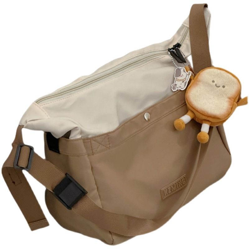 IXACH Túi Đeo Vai Cỡ Lớn Thiết Kế Đơn Giản Thời Trang Theo Phong Cách Nhật Hàn Cho Cả Nam Và Nữ