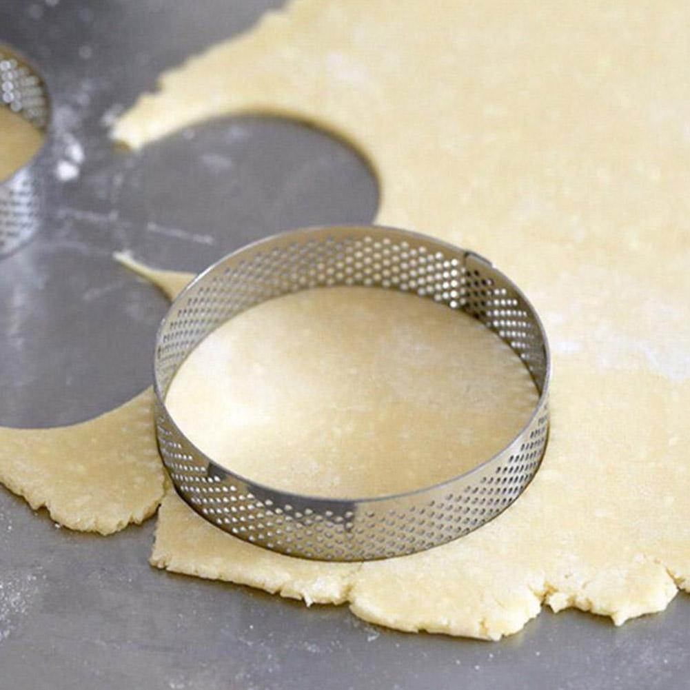 Khuôn Nướng Bánh Hình Tròn / Oval / Vuông Bằng Thép Không Gỉ Q3V2 6 / 8 / 10cm