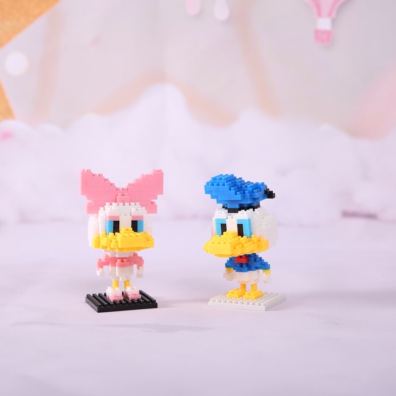 Đồ chơi lắp ráp 3D mini chú vịt Donald