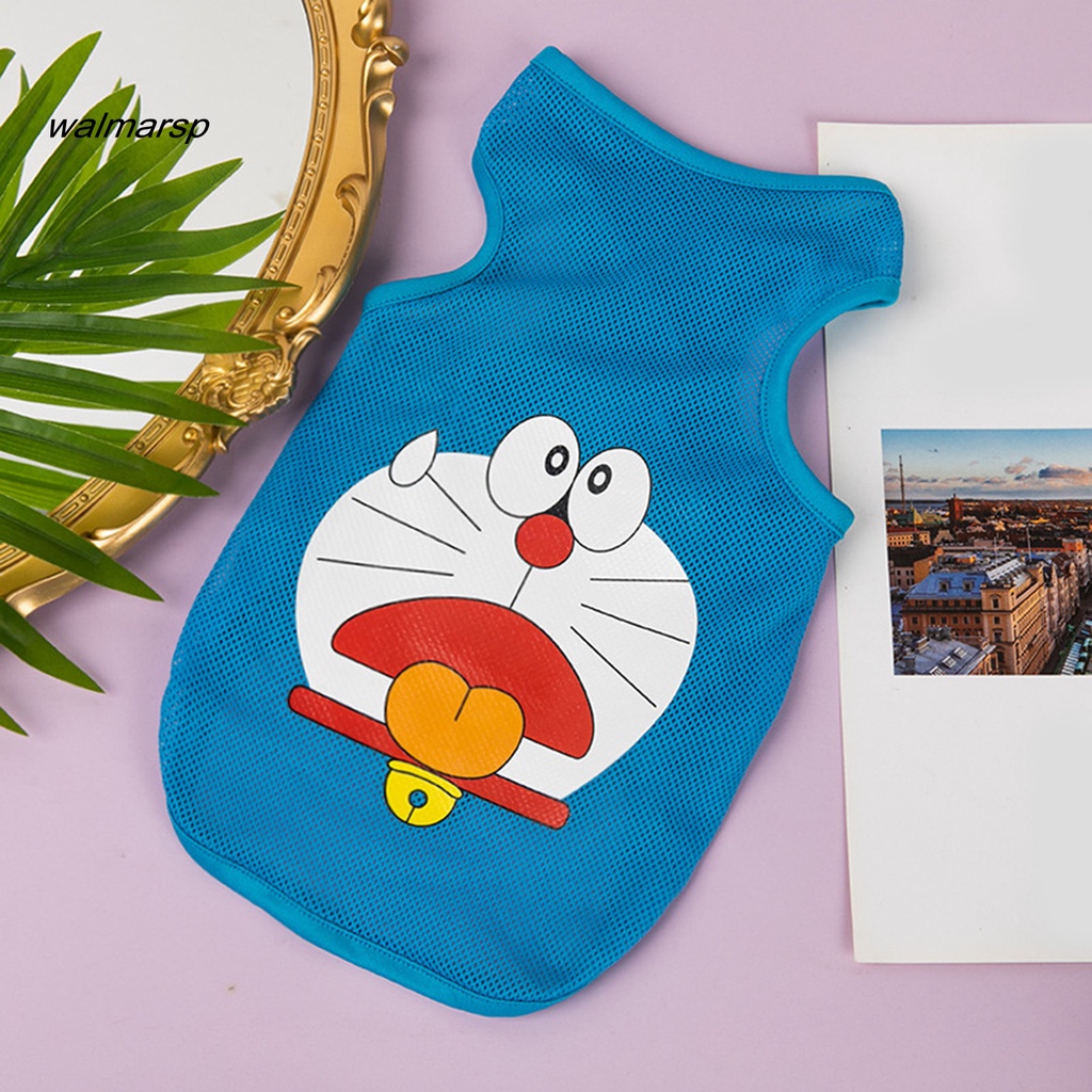 Áo Siêu Mỏng Bằng Polyester In Họa Tiết Hoạt Hình Dễ Thương Cho Thú Cưng