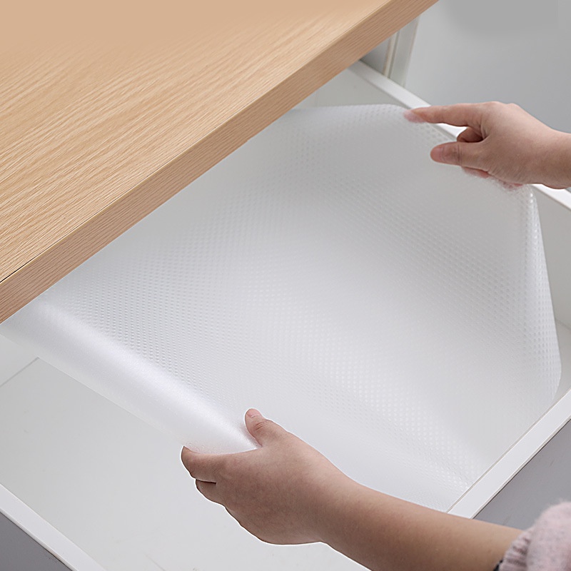 Thảm lót ngăn kéo tủ HOUSEEKER bằng Eva chống ẩm / thấm nước tiện dụng cho nhà bếp