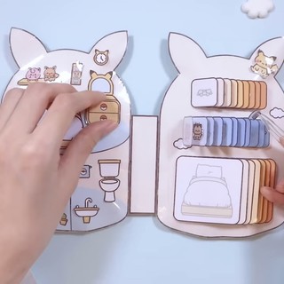 Squishy giấy nhà của Pikachu Doll House