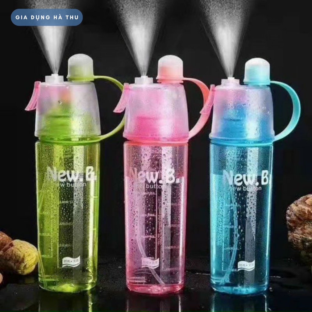 Bình nước phun sương - bình nước thể thao mát mẻ mùa hè