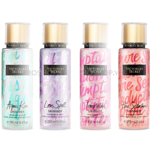 Nước hoa xịt thơm toàn thân Victoria's Secret Shimmer Fragrance Mist 250ml (Mỹ)