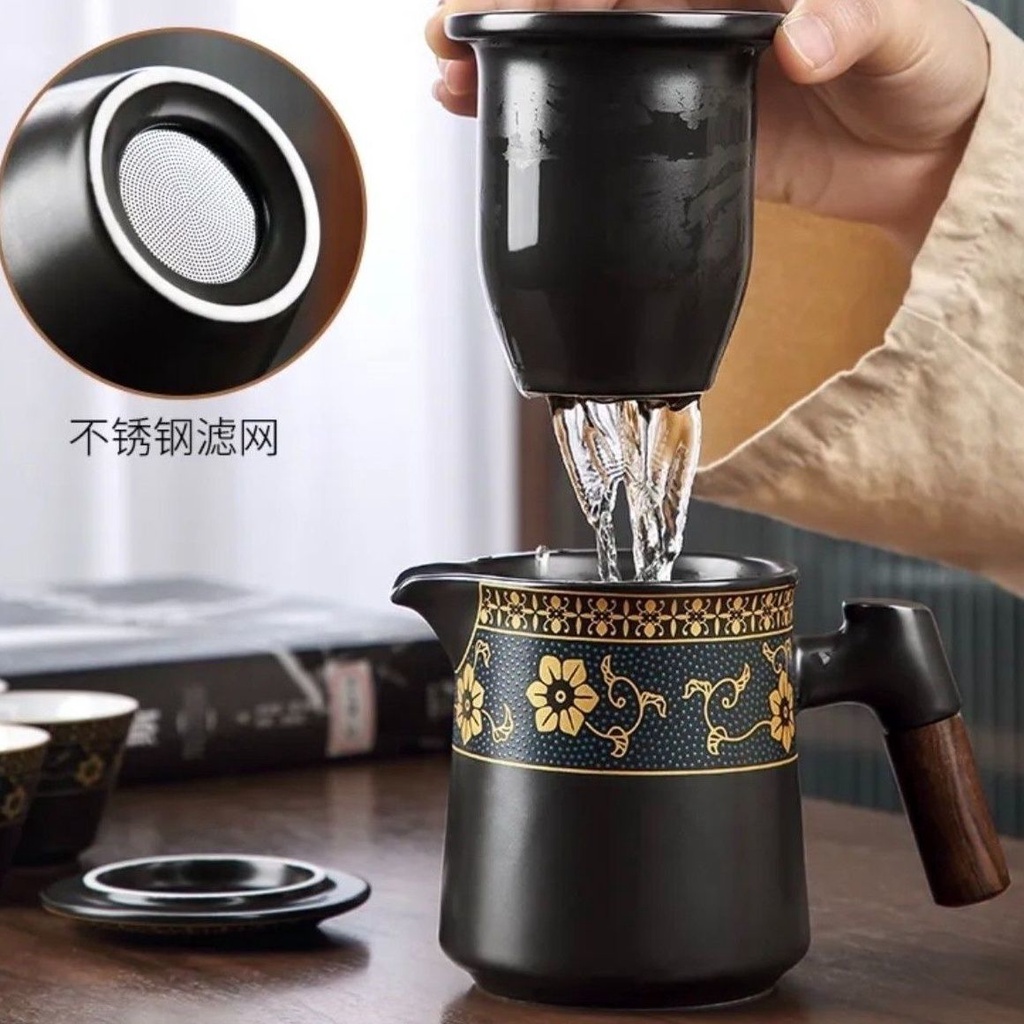 Bộ Ấm Trà Du Lịch Phong Cách Trung Hoa Độc Đáo