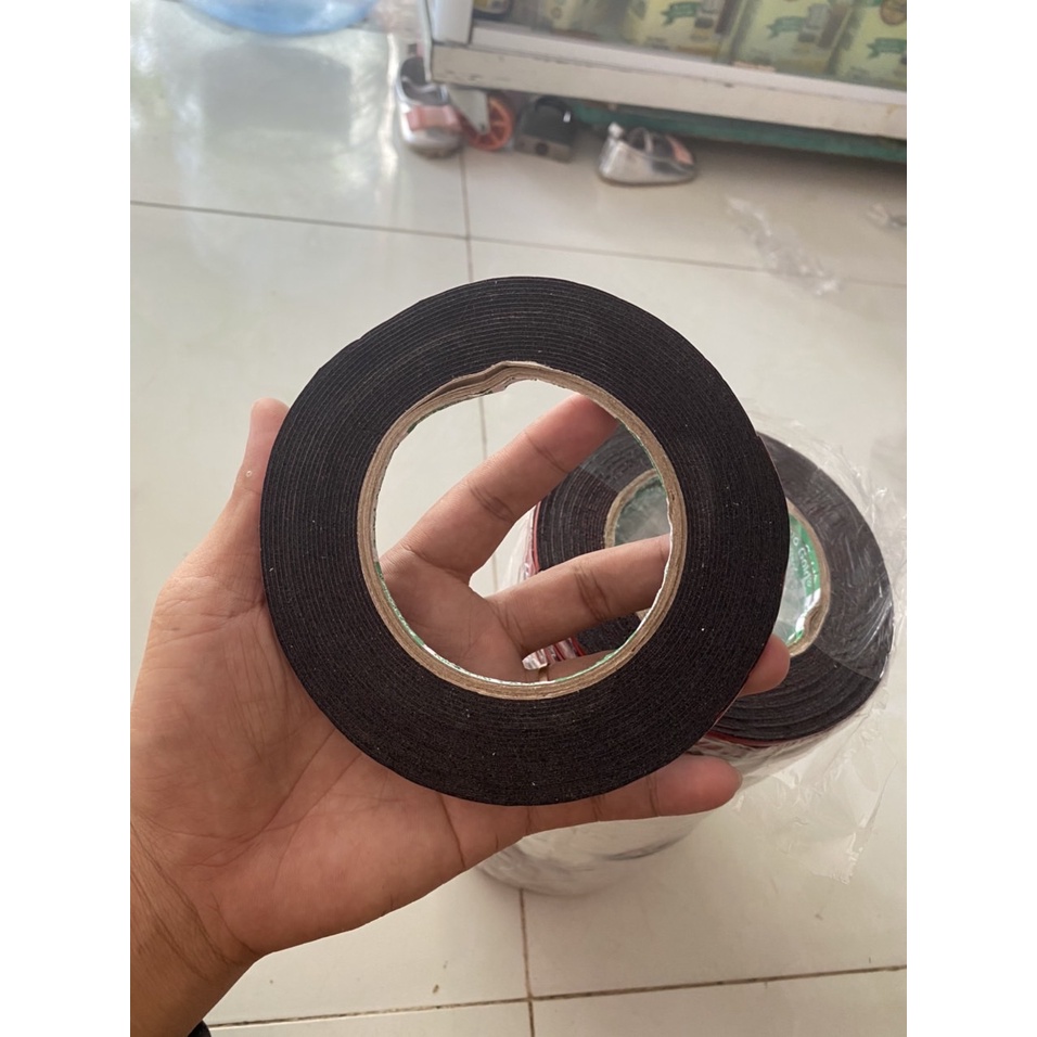 Combo 20 cuộn keo xốp 2 mặt khổ 4mm - Dán viền biển số