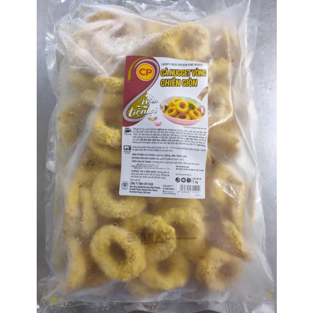 Gà Nugget vòng chiên giòn 1kg