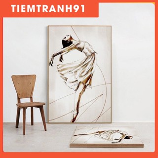 Tranh Canvas Cao Cấp | Tranh dance artwork, ballet art print, dance wall art, ballet dancer