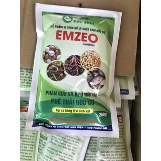 Men ủ Emzeo men ủ sinh học khử mùi hôi, ủ phân cá, đậu tương, rác thải sinh hoạt