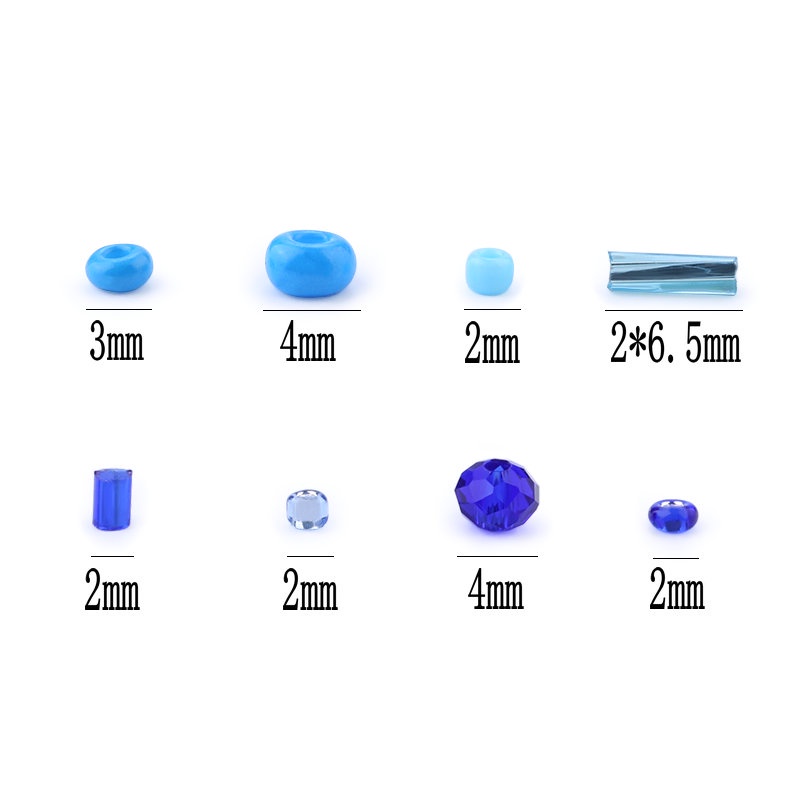 Túi 20g Hạt Pha Lê Hình Dạng Khác Nhau Dùng Làm Trang Sức Thủ Công