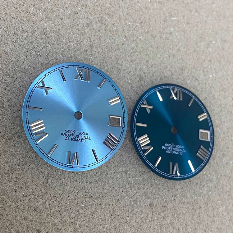 Vận chuyển 24 giờ = Mặt số đồng hồ số La Mã 28,5mm Mặt số sửa đổi Mặt số không phát sáng Thích hợp c