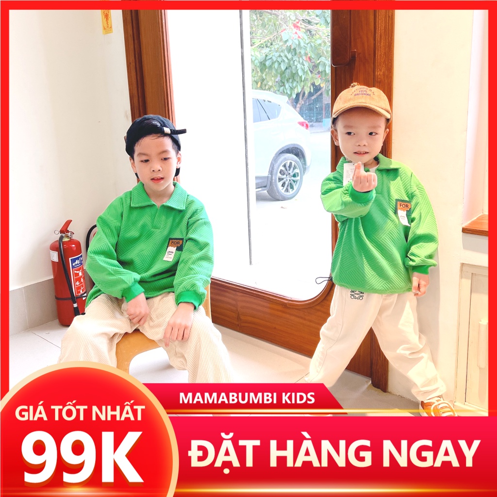 Áo Sơ Mi Ren Dài Tay Cổ Polo Màu Xanh Lá Dành Cho Bé Trai Thiết Kế Mùa Xuân 2023 Phù Hợp Với Xu Hướng Năng Động