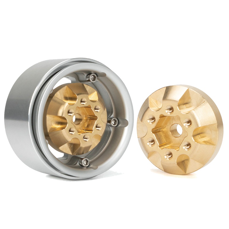 Set 2 Cân Bằng Bánh Xe Bằng Đồng Thau Cho 1.9 Inch Rims 1 / 10 Axial SCX10 TRX4