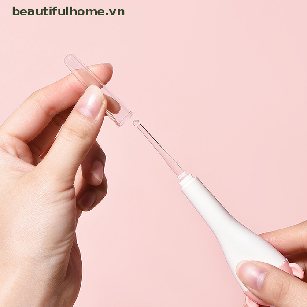 1 Bộ Dụng Cụ Lấy Ráy Tai Có Đèn LED Chăm Sóc Em Bé