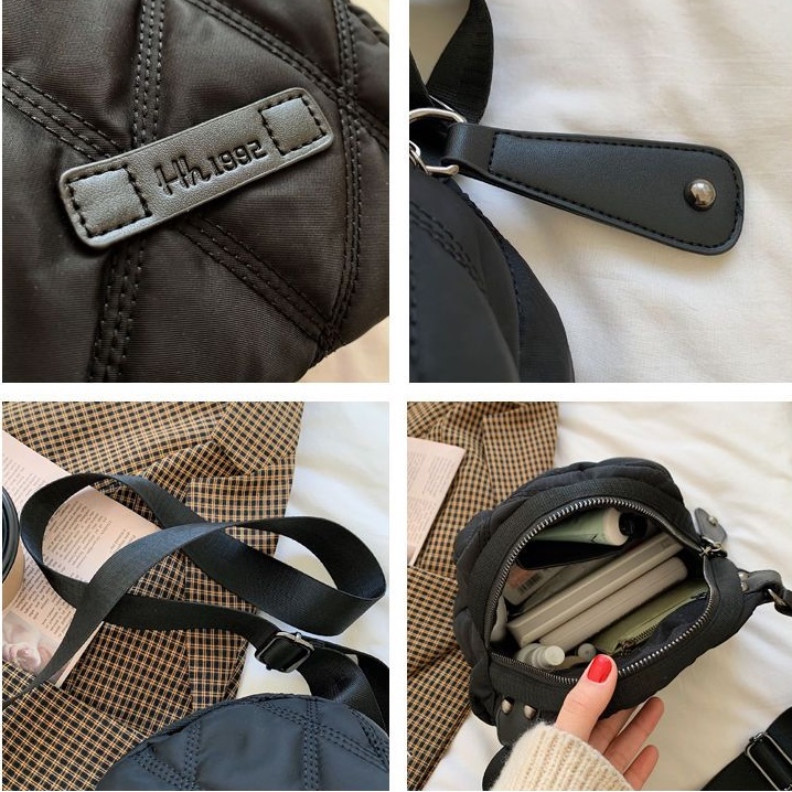 Túi Đeo Chéo Hình Thoi Đơn Giản Thời Trang Cho Nữ