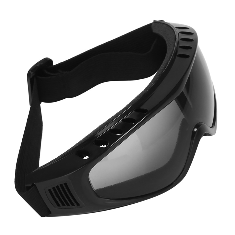 Airsoft Goggles  Paintball Clear Glasses Wind Dust Protection Motorcycle, Black