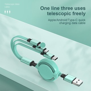 Dây Cáp Sạc Ba Trong Một Cho iPhone Android Type-C