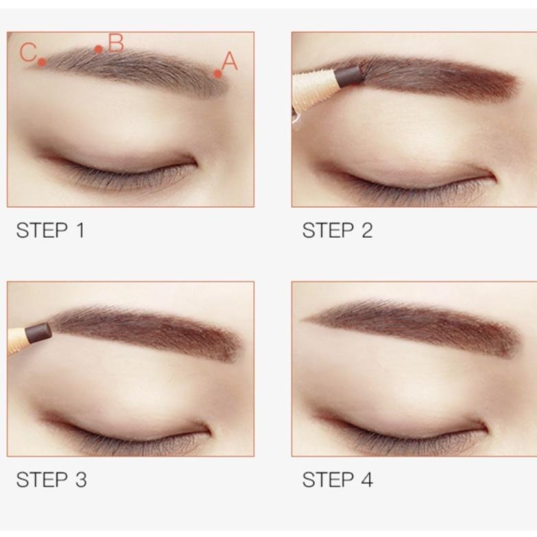 Chì Kẻ  Mày, Chì Xé 1818  Định Hình Cân Bằng Lông Mày  Một Cách Tự Nhiên Bằng Cách Kẻ Mày Hay Phẩy Sợi, Không Thấm Nước