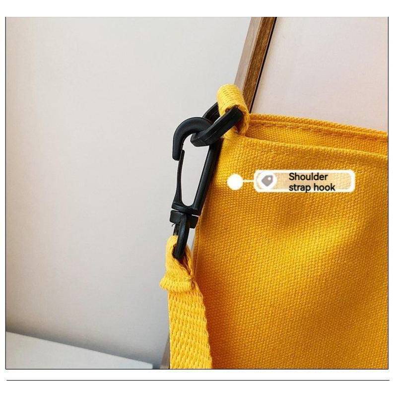 Túi Xách Canvas Sức Chứa Lớn Kiểu Dáng Đơn Giản Thời Trang Cho Nữ