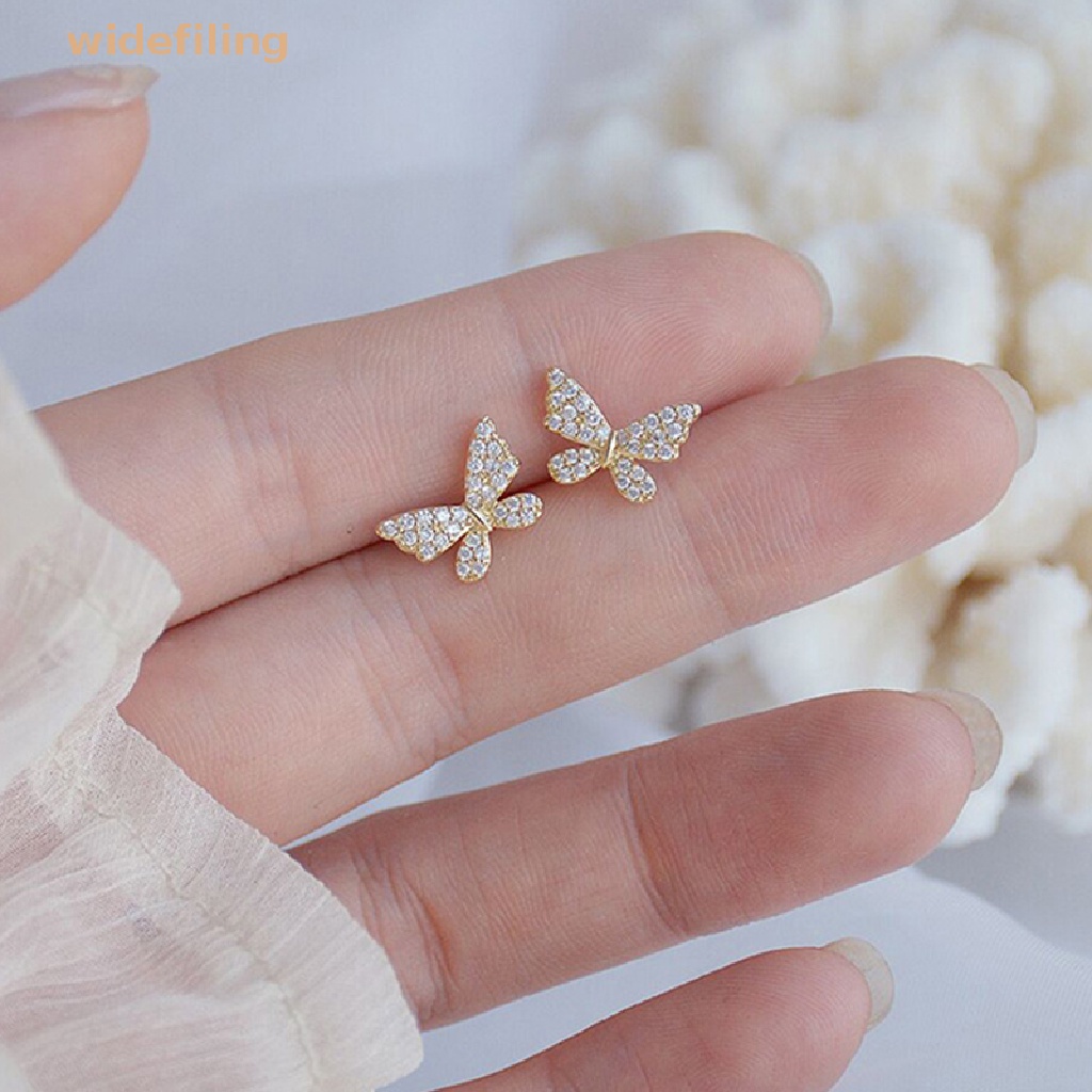 Bông Tai Dạng Kẹp Hình Bướm Tích Hợp Tua Rua Cá Tính Cho Nữ