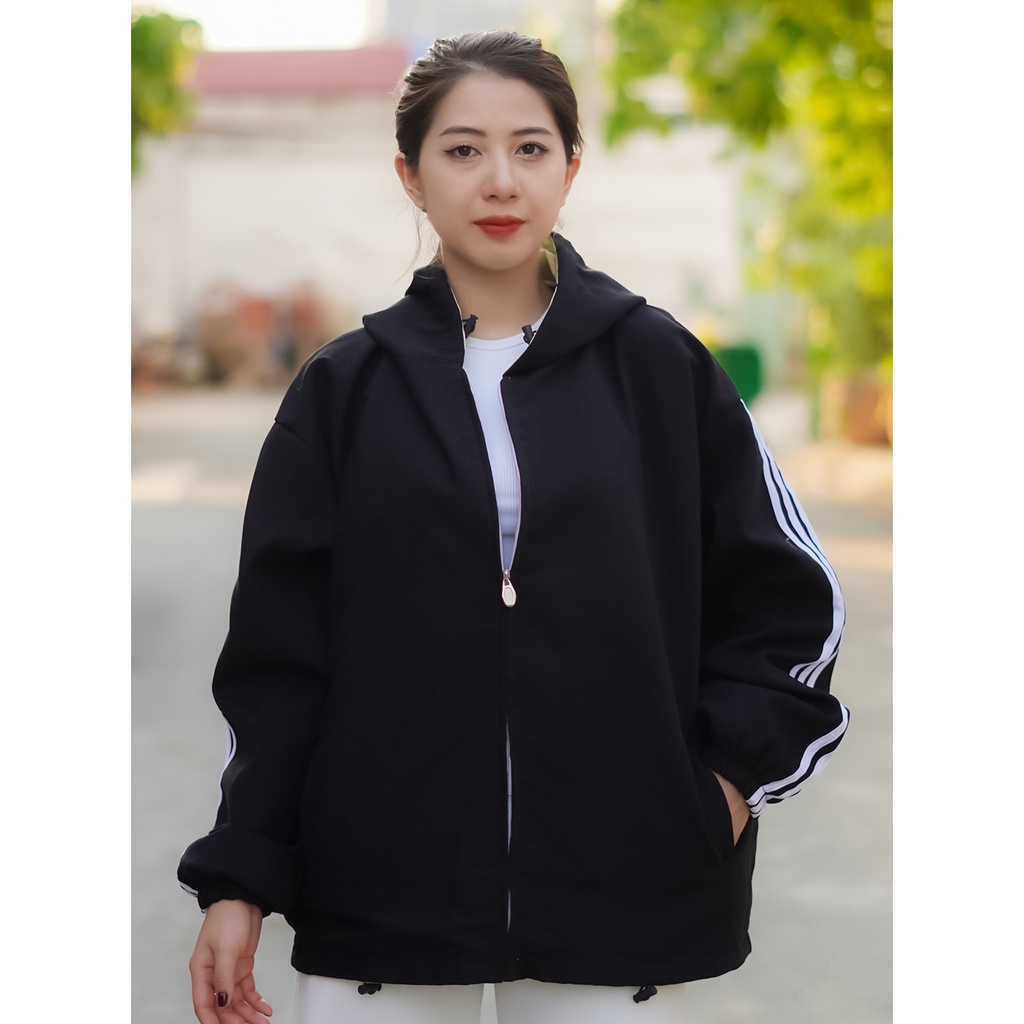 Áo khoác bomber Nữ đẹp form rộng chất Da Lộn 2 lớp phong cách Ulzzang 4YOUNG BL037