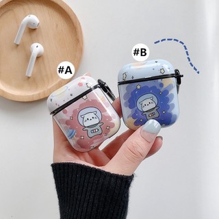 Compatibel For Apple AirPods Case airpods Covers Soft Case AirPods 2 Earphone case cover airpods2 Space squirrel keychain