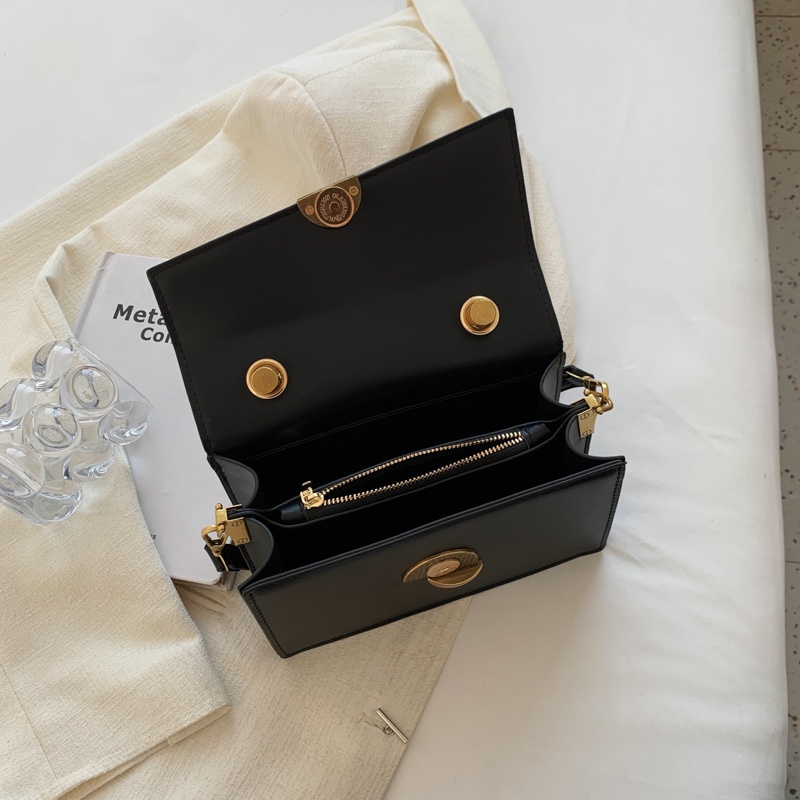 Túi Đeo Vai Có Khóa Kiểu retro Đơn Giản Dễ Phối Đồ Cho Nữ