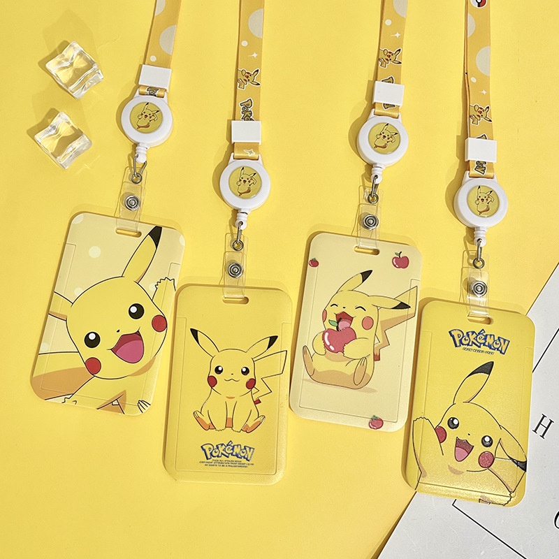 Bán Sỉ Ví Đựng Thẻ Tín Dụng Hoạt Hình Pikachu Dễ Thương Có Thể Thu Gọn Đựng Thẻ ID Hai Ngăn Cho Nam Nữ Trường Học Làm Việc Thương Hiệu Nhà Máy Sản Xuất Từ Nhà Máy Lany