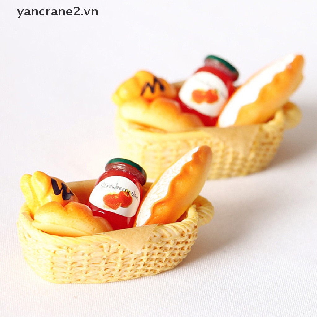Set 5 Giỏ Bánh Mì Đồ Chơi Trang Trí Nhà Búp Bê yancrane2.vn